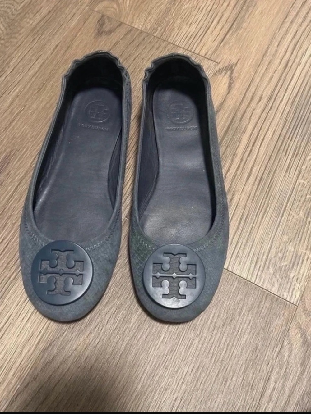 Tory Burch Navy Blue Ballet Flats